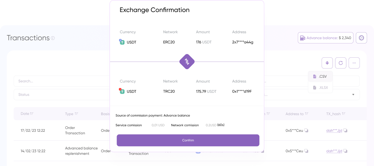 Exchange ir Blockchain tiltas